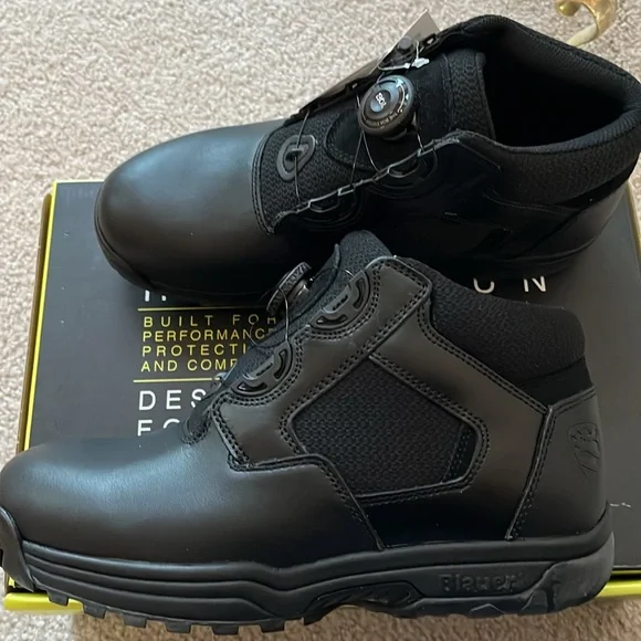 Blauer Rift Waterproof Technical Black Leather Utility Boot Mens Size 13 Blauer Rift 8 main image 4